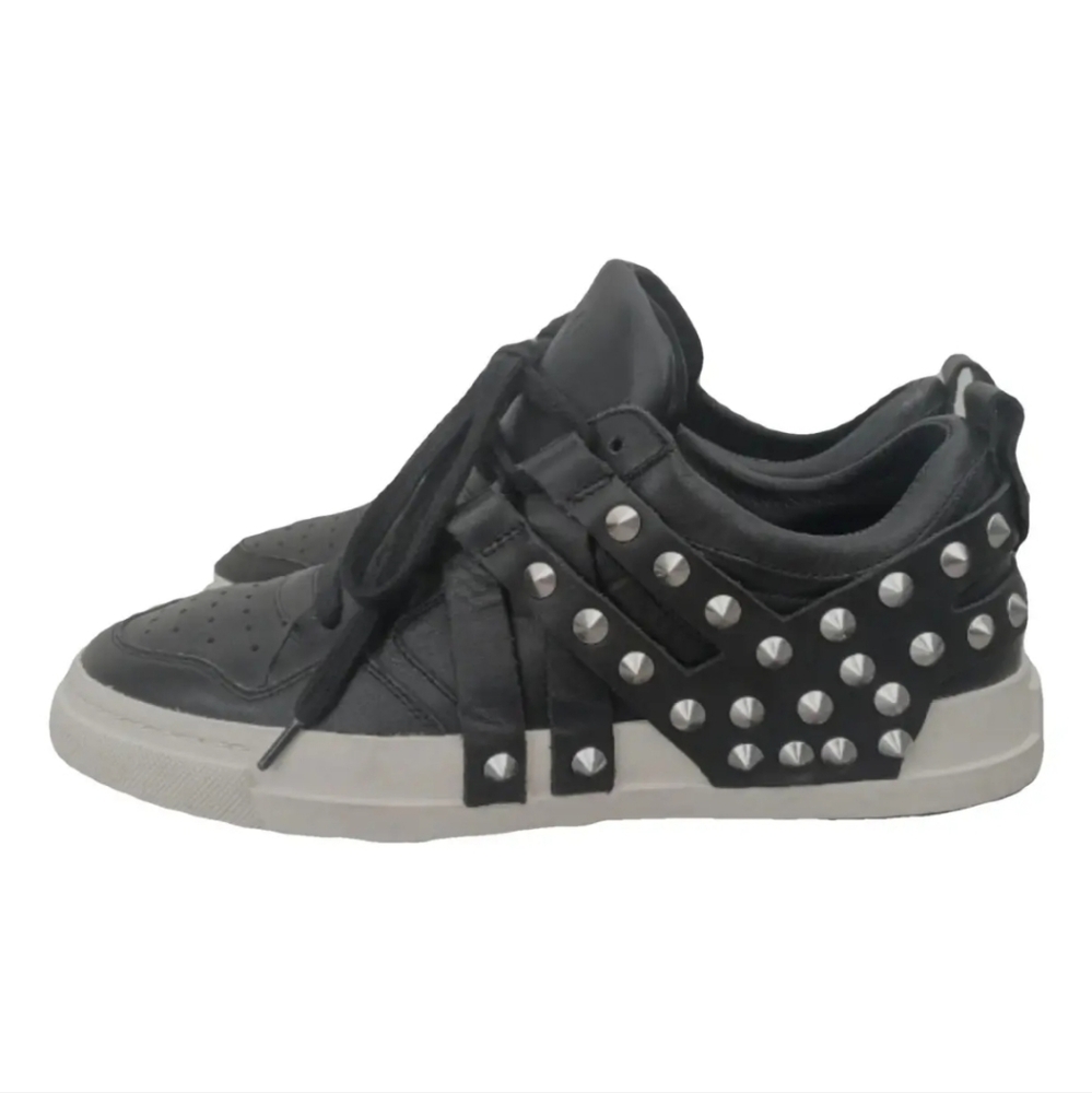ASH Leather and Stud Sneakers